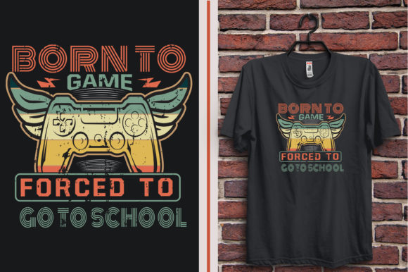 Born to Game: The Vintage Gaming T-Shirt That Unleashes Creativity