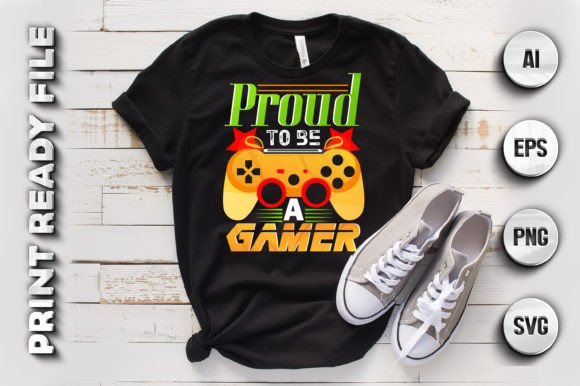 Exploring the Proud to Be a Gaming T-shirt Design