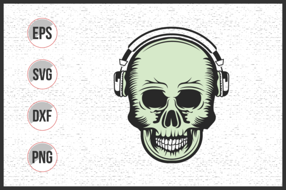 Gaming Skull Vector Graphic Resources