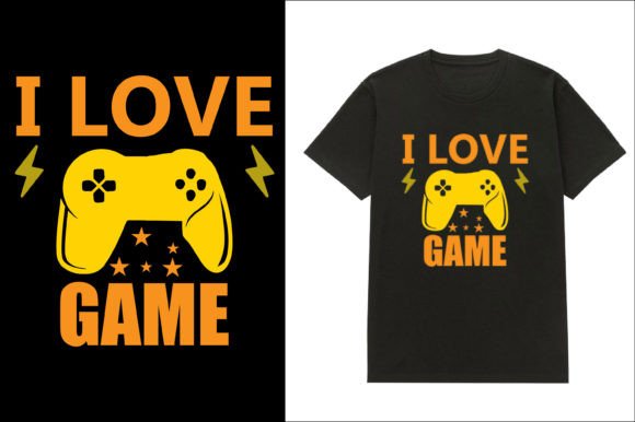 Gaming T-Shirt Design 08: Bold Art for Merch Creators