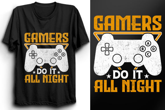 Gaming T-Shirt Design 77: A Ready-to-Print Vintage Statement