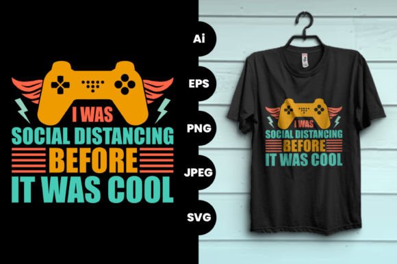 Social Distancing Gaming: A T-Shirt Design Concept