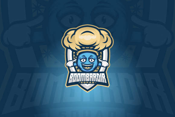 The Bomb Esport Mascot Logo: A Fully Editable Gaming Icon
