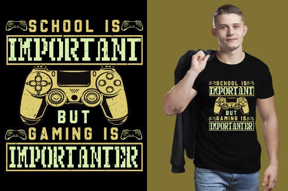 The School is Important Gaming T Shirt: More Than Just Casual Wear