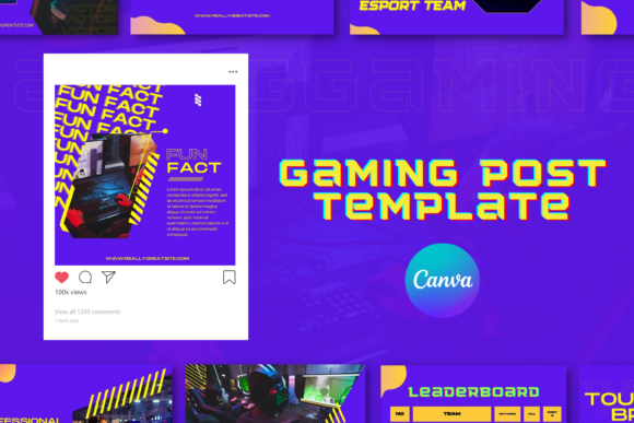 Understanding the Gamers Gaming Canva Post Template