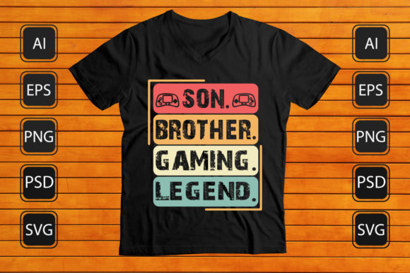 Understanding the Son Brother Gaming Legend T-Shirt Design: A Professional Breakdown