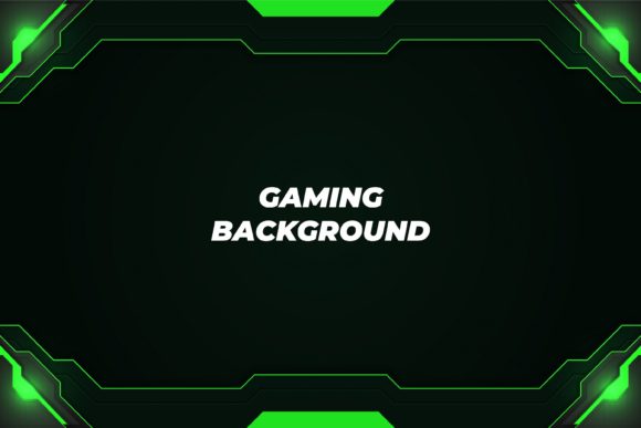 Unleash Creativity with Black and Green Gaming Graphics