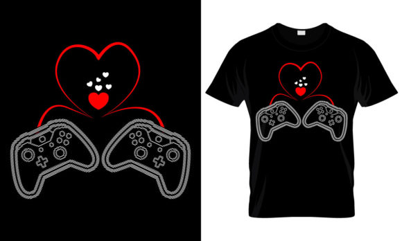 Video Game Lover: The Ultimate Gaming Typography T-Shirt Design